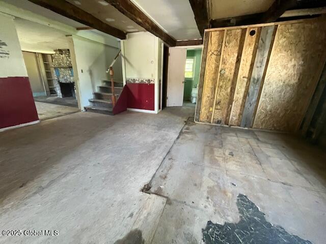 854 Millers Corners Rd, Florida, NY 12053 - miscellaneous room featuring stairs
