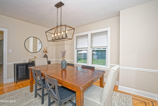 5 Kakely St, Albany, NY 12208 - dining space featuring a chandelier, beverage cooler, and light wood finished floors