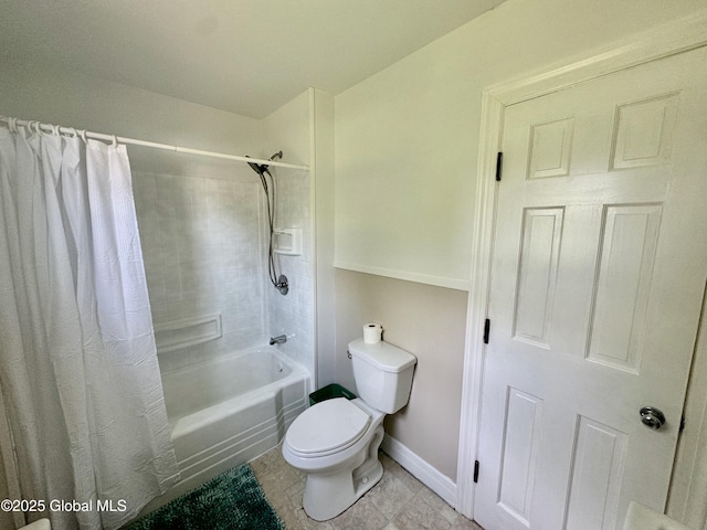 115 E 4th Ave, Fonda, NY 12068 - full bath with shower / bath combo with shower curtain and tile patterned floors