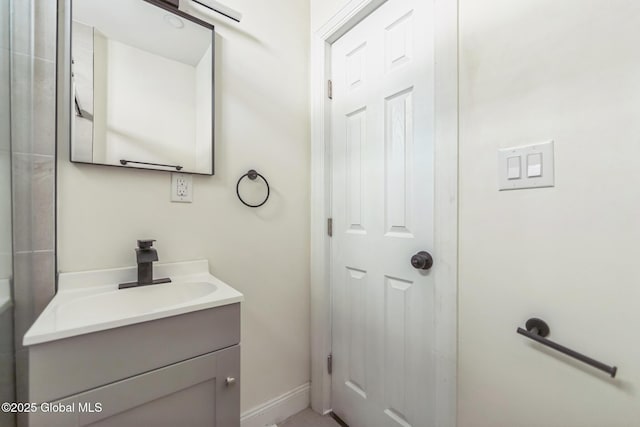 747 Eastern Ave, Schenectady, NY 12308 - bathroom featuring vanity and baseboards