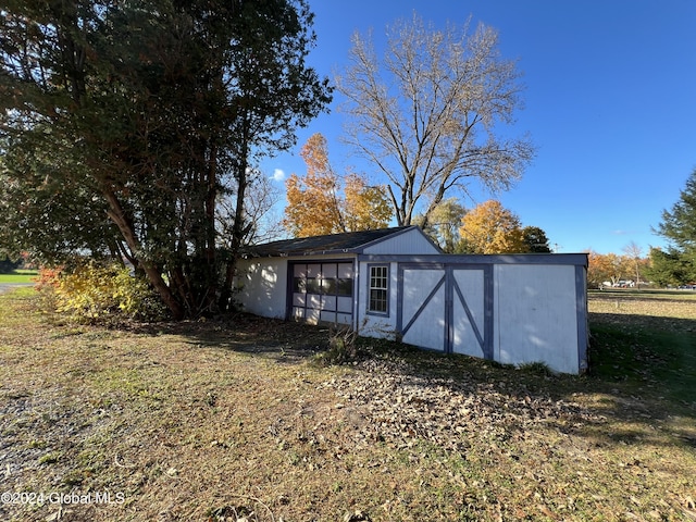 66 Plains Rd, Jackson, NY 12816 - view of outbuilding featuring a garage