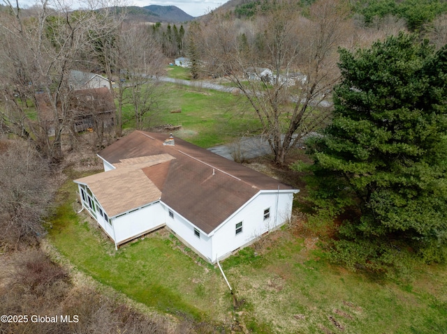667-669 Ash Grove Rd, White Creek, NY 12816 - aerial view of property and surrounding area with a mountainous background