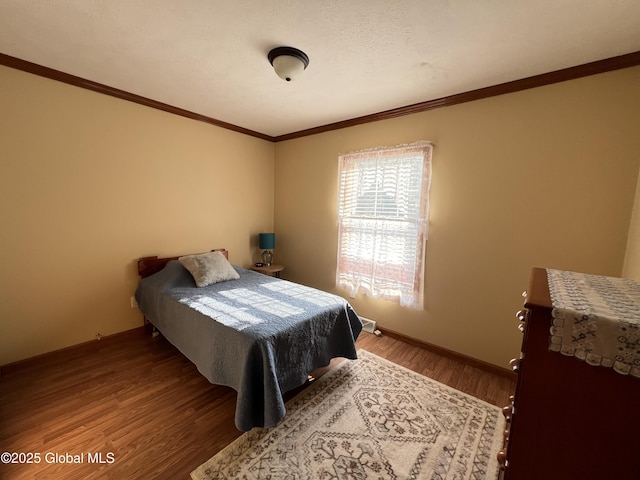 667-669 Ash Grove Rd, White Creek, NY 12816 - bedroom with wood finished floors, ornamental molding, and baseboards
