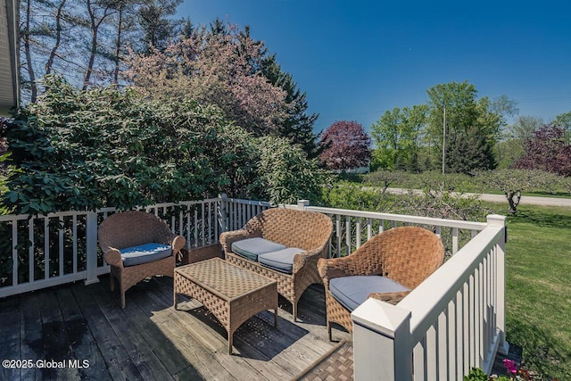 7 Western Ave, Charlton, NY 12019 - view of deck