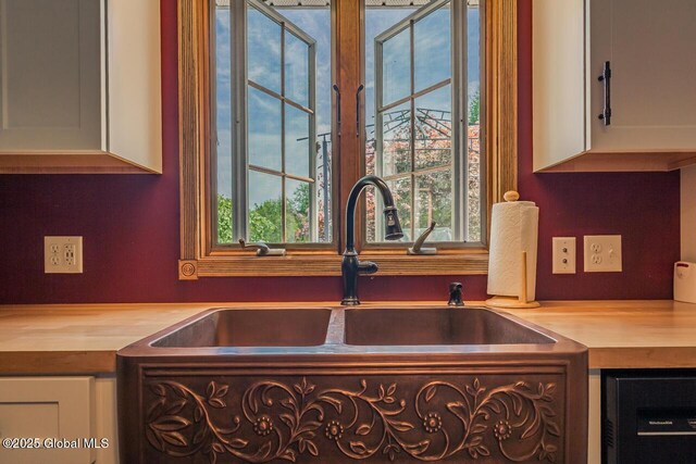 7 Western Ave, Charlton, NY 12019 - kitchen view of a sink and white cabinetry