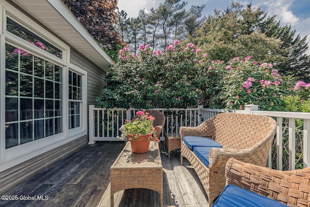 7 Western Ave, Charlton, NY 12019 - view of wooden deck