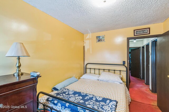 27 Columbia St, Hudson, NY 12534 - bedroom with carpet flooring and a textured ceiling
