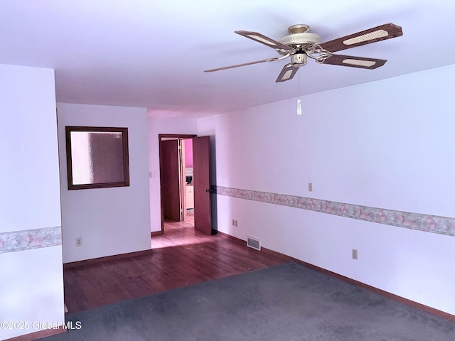 8 Lee Ave, Rexford, NY 12148 - empty room with a ceiling fan, baseboards, and wood finished floors