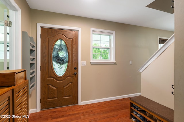 51 Wynantskill Way, Troy, NY 12180 - foyer with wood finished floors and baseboards
