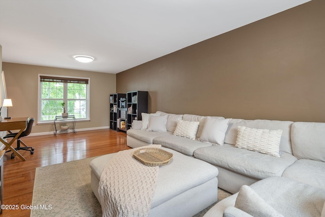 51 Wynantskill Way, Troy, NY 12180 - living room featuring wood finished floors and an office area