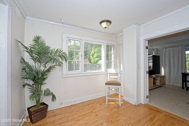 970 Main St, Clifton Park, NY 12065 - spare room featuring healthy amount of natural light, light wood finished floors, crown molding, and baseboards
