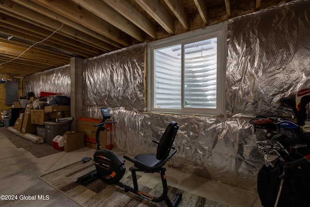 51 Rollman Cir, Hadley, NY 12835 - basement with electric panel