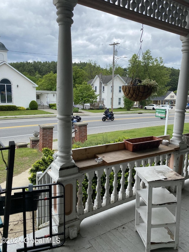 3847 Main St, Warrensburg, NY 12885 - view of porch