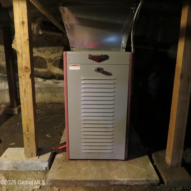 60 Bridge St, Broadalbin, NY 12025 - utilities with heating unit