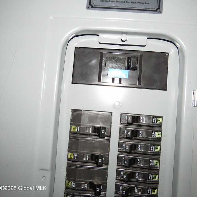 60 Bridge St, Broadalbin, NY 12025 - detailed view of electric panel