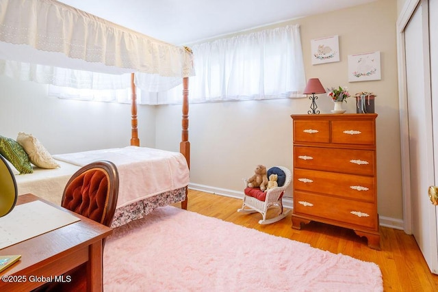 209 Whitehall Rd, Albany, NY 12209 - bedroom featuring wood finished floors, baseboards, and a closet