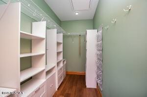 138 Lydon Ln, New Baltimore, NY 12087 - walk in closet with dark wood-type flooring