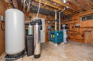 138 Lydon Ln, New Baltimore, NY 12087 - utility room with a heating unit and water heater