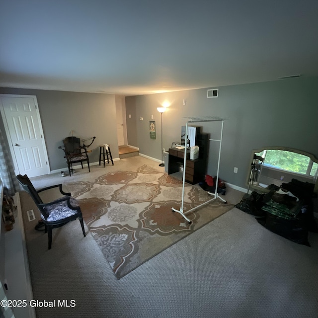 129 Okara Dr, Guilderland, NY 12303 - living area with carpet floors and baseboards