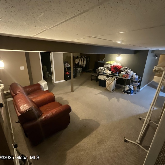 129 Okara Dr, Guilderland, NY 12303 - finished basement with carpet and baseboards