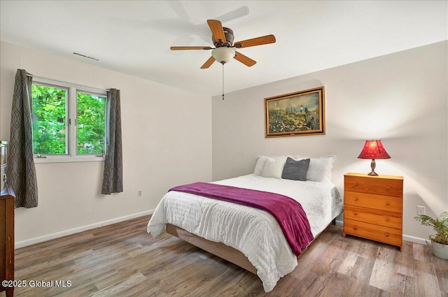 60 Tallow Wood Dr, Clifton Park, NY 12065 - bedroom featuring wood finished floors, baseboards, and ceiling fan