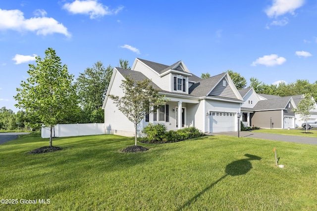 2 Hillard Ln, Colonie, NY 12110 - view of front of home with a garage and asphalt driveway