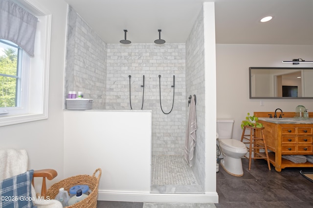 17 Ringwald Rd, Coeymans, NY 12046 - full bathroom featuring vanity, toilet, and walk in shower