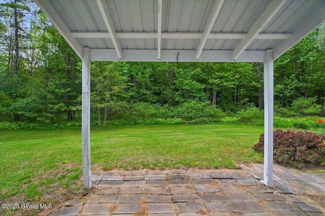 149 Wilton Rd, Greenfield, NY 12833 - view of grassy yard featuring a patio area