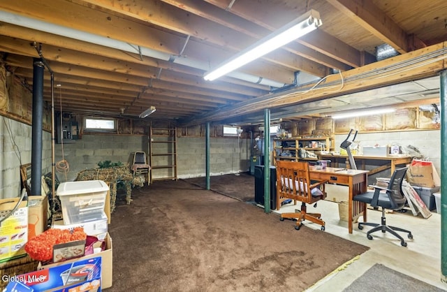 7 Hawthorn Cir, Albany, NY 12203 - basement featuring electric panel and healthy amount of natural light