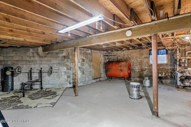 167 Botti Dr, Hunter, NY 12442 - unfinished below grade area featuring oil tank and a heating unit