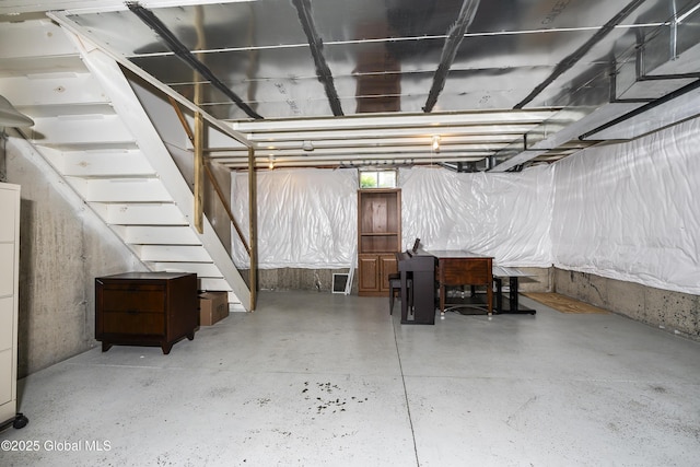 1112 Western Ave Unit 3, Albany, NY 12203 - basement featuring stairway