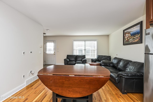 1112 Western Ave Unit 3, Albany, NY 12203 - living room featuring light wood-style floors and baseboards