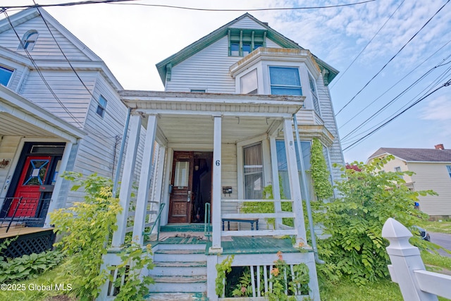 6 123rd St, Troy, NY 12182 - view of front of house with covered porch