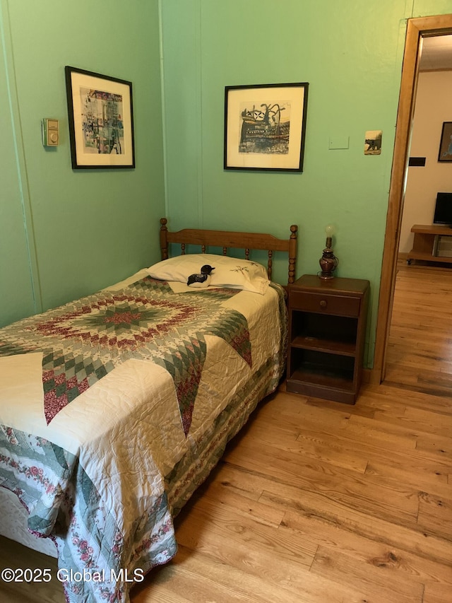 847 Lake Ave, Lake Luzerne, NY 12846 - bedroom with wood finished floors