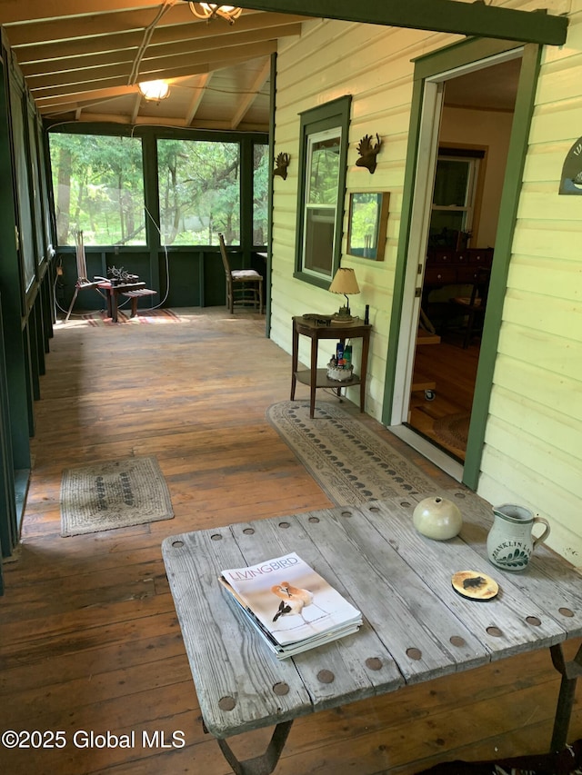 847 Lake Ave, Lake Luzerne, NY 12846 - view of wooden deck