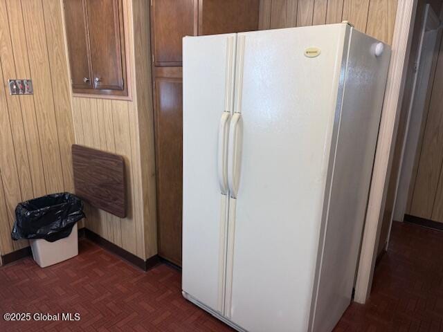 12 Birch Ave, Colonie, NY 12205 - kitchen with freestanding refrigerator