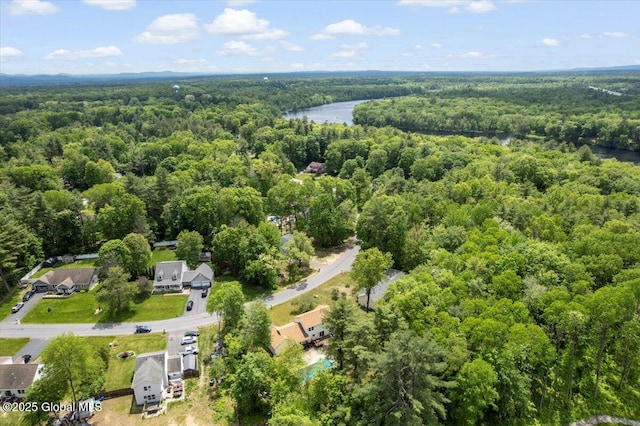 15 Iris Ave, Moreau, NY 12803 - drone / aerial view of a heavily wooded area and a nearby body of water