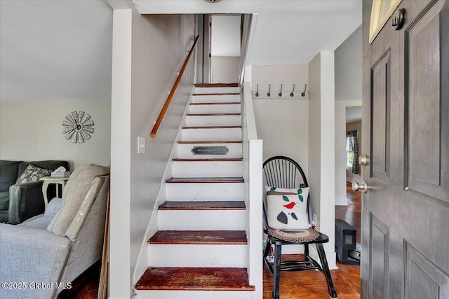 212 County Route 70, Stillwater, NY 12170 - stairs featuring wood finished floors