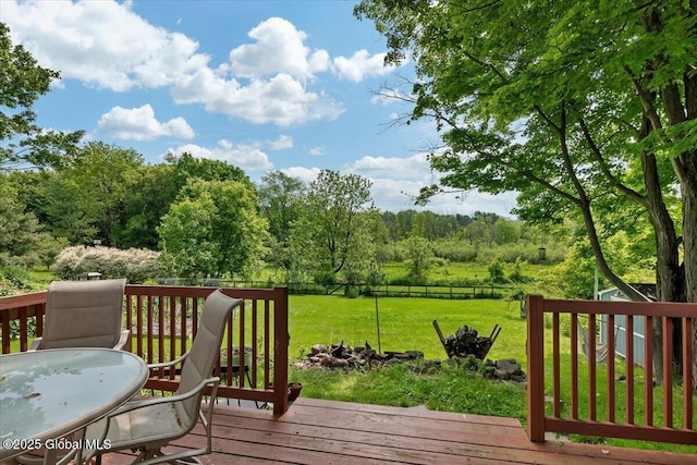 212 County Route 70, Stillwater, NY 12170 - deck with outdoor dining area