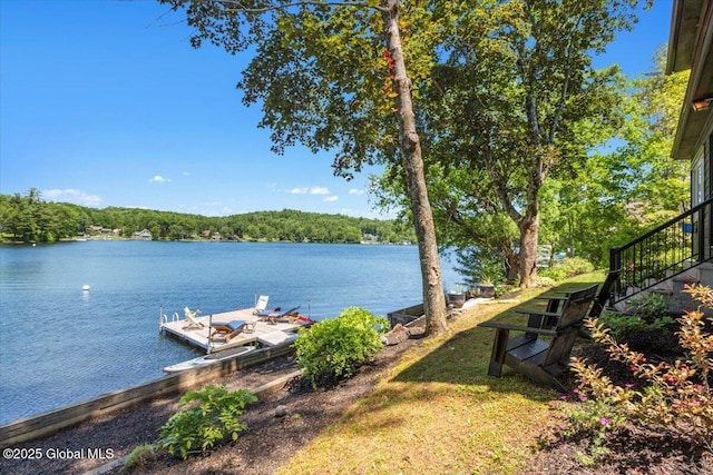 162 Methodist Farm Rd, Sand Lake, NY 12018 - water view with a dock