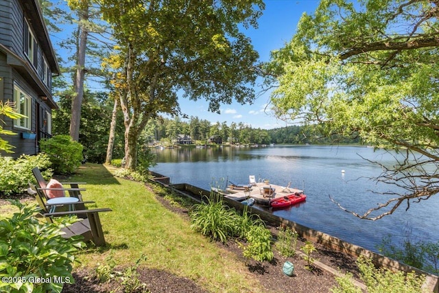162 Methodist Farm Rd, Sand Lake, NY 12018 - water view featuring a dock