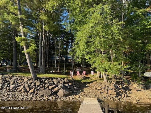 17 Oak Cir, Day, NY 12835 - dock featuring view of scattered trees and a water view