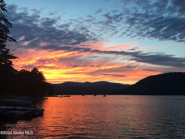 17 Oak Cir, Day, NY 12835 - water view with a mountain backdrop
