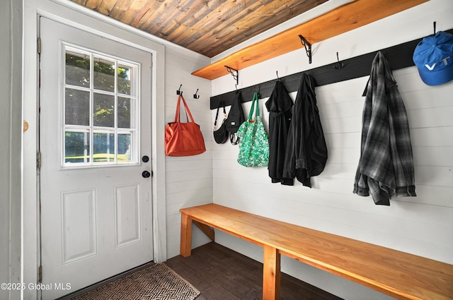 784 Ny Highway 351, Poestenkill, NY 12140 - mudroom with wooden ceiling and wood finished floors