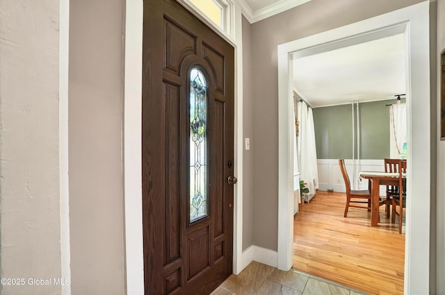 784 Ny Highway 351, Poestenkill, NY 12140 - foyer featuring ornamental molding and baseboards
