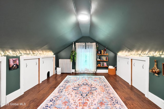 784 Ny Highway 351, Poestenkill, NY 12140 - bonus room with radiator heating unit, wood finished floors, and vaulted ceiling