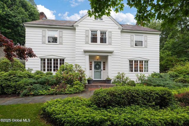 20 Darroch Rd, Bethlehem, NY 12054 - view of front of house with a chimney