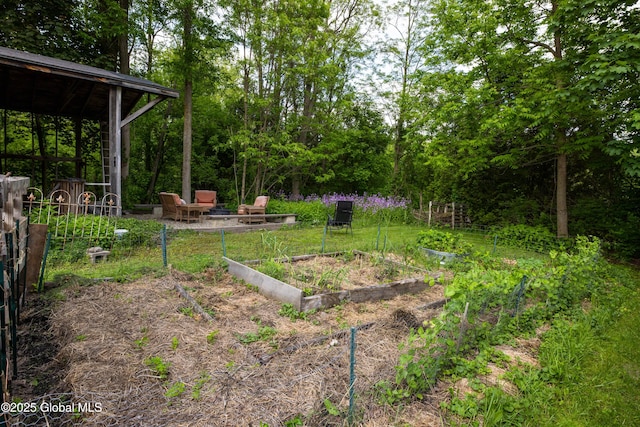 98 George St, Fort Ann, NY 12827 - view of yard featuring a vegetable garden