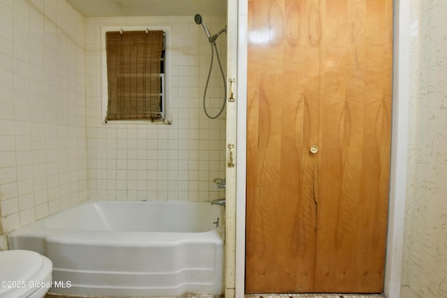 102 Willow St, Guilderland, NY 12084 - bathroom featuring toilet and bathtub / shower combination