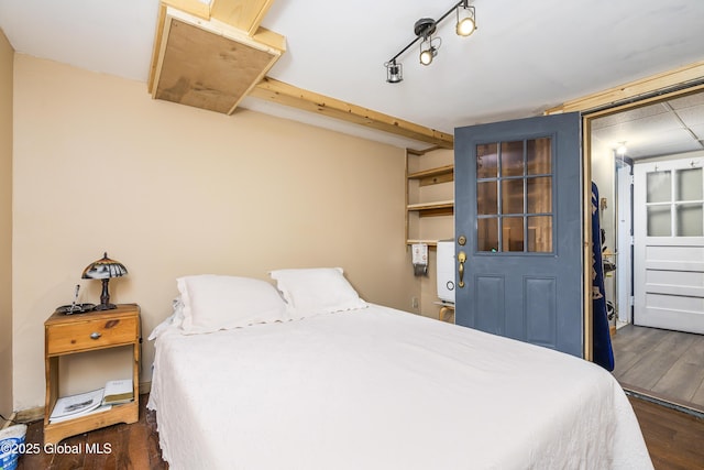 19 Knowles Rd, Rensselaerville, NY 12469 - bedroom featuring dark wood finished floors